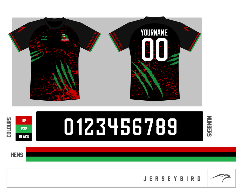 MOSH MONSTER FULLY SUBLIMATED SOCCER JERSEYS BULK ORDER 2 23 UNITS