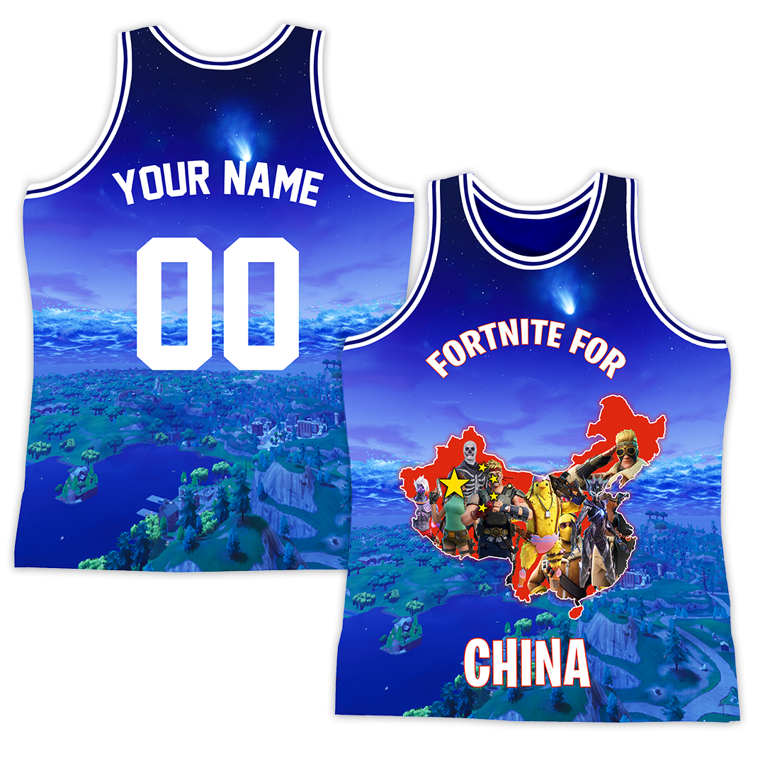 FORTNITE FOR CHINA JERSEY TEMPLATE