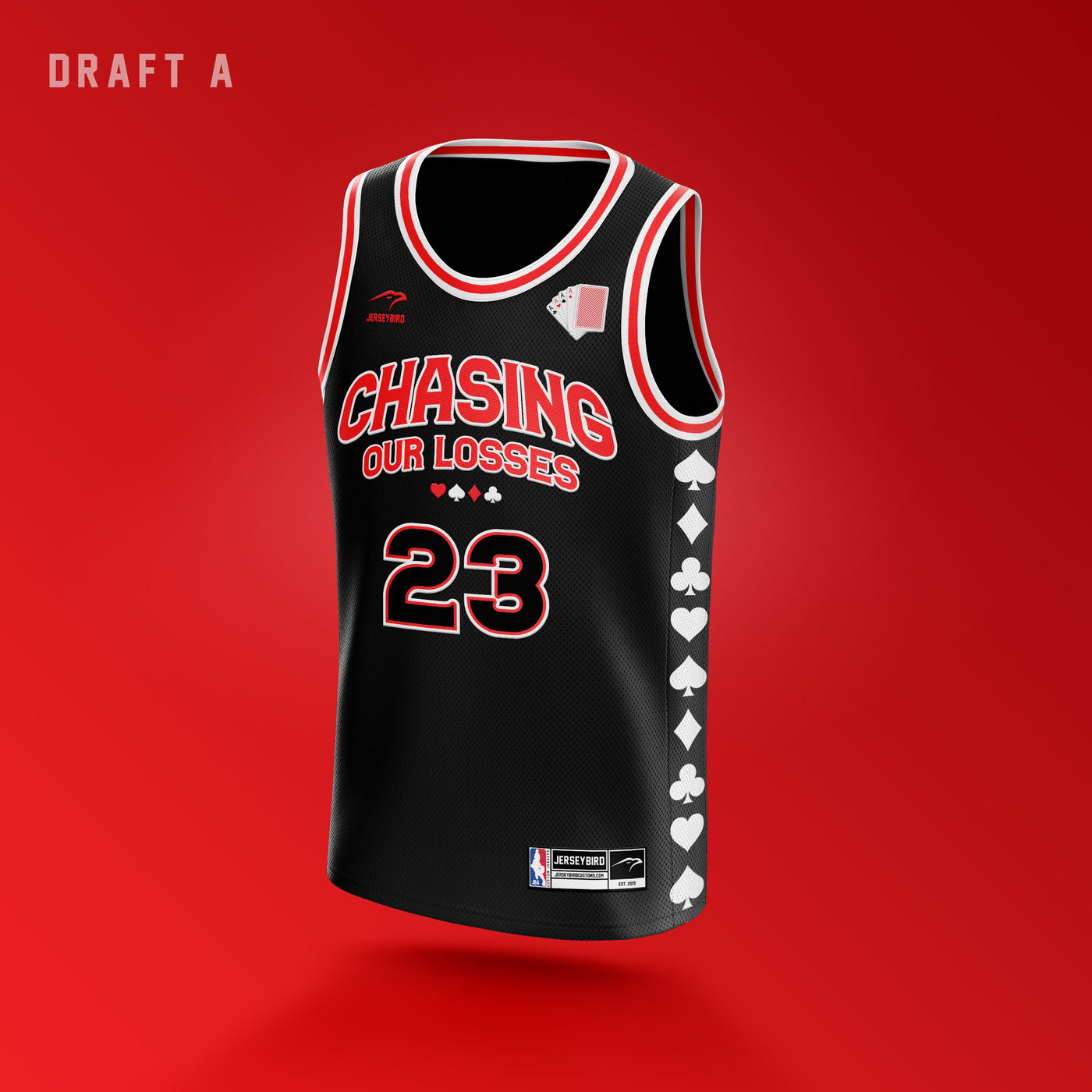 Chasing Our Losses Sublimated Basketball Jerseys Bulk Order (8 Units)