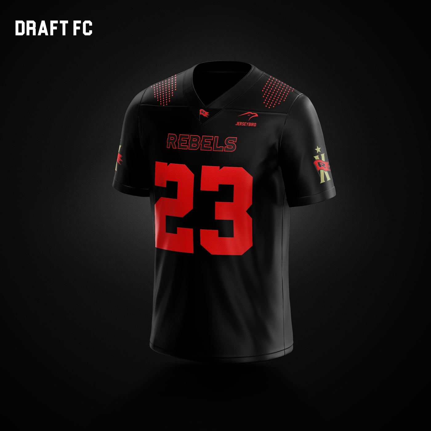 Dublin Rebels Stitched and Sublimated Jerseys (5 Units)