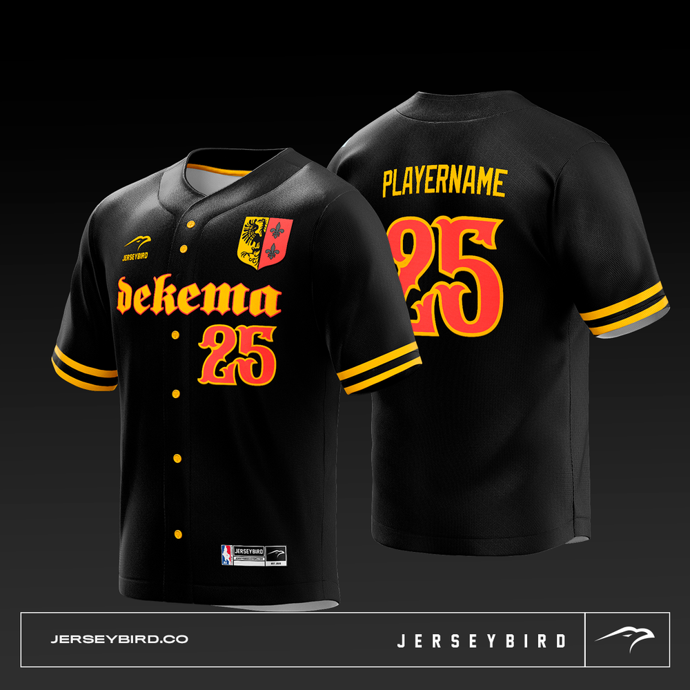 Dekema Stitched Baseball Jerseys Bulk Order (12 Units)