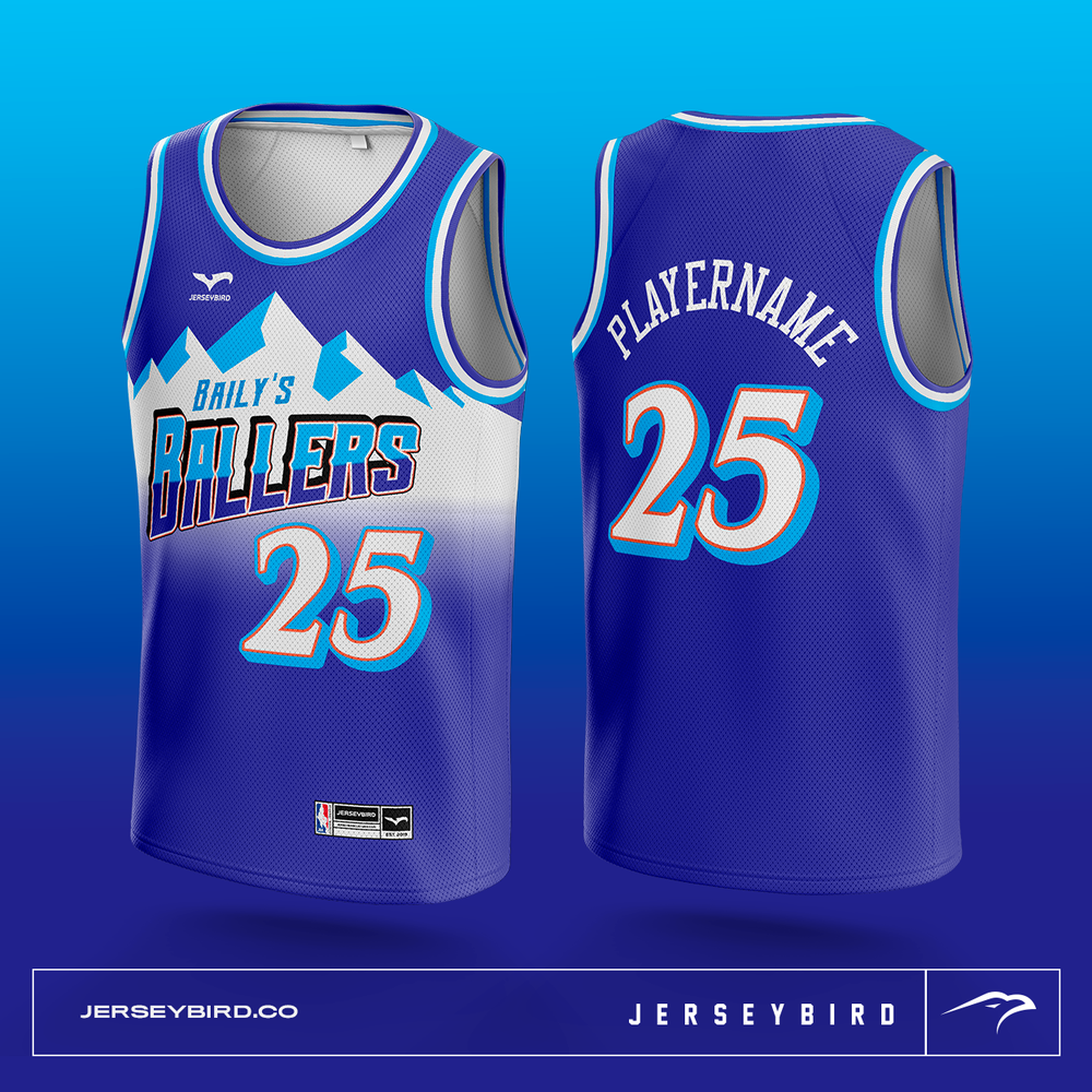 Baily's Ballers Reversible Basketball Jerseys Bulk Order (11 Units)