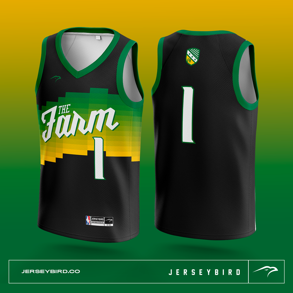 FarmHouse Fraternity Reversible Basketball Jerseys Bulk Order (64 Units)
