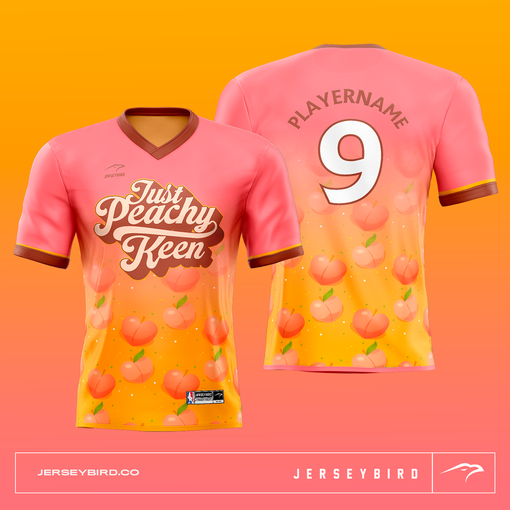 Just Peachy Custom Dodgeball Jersey (34 Units)