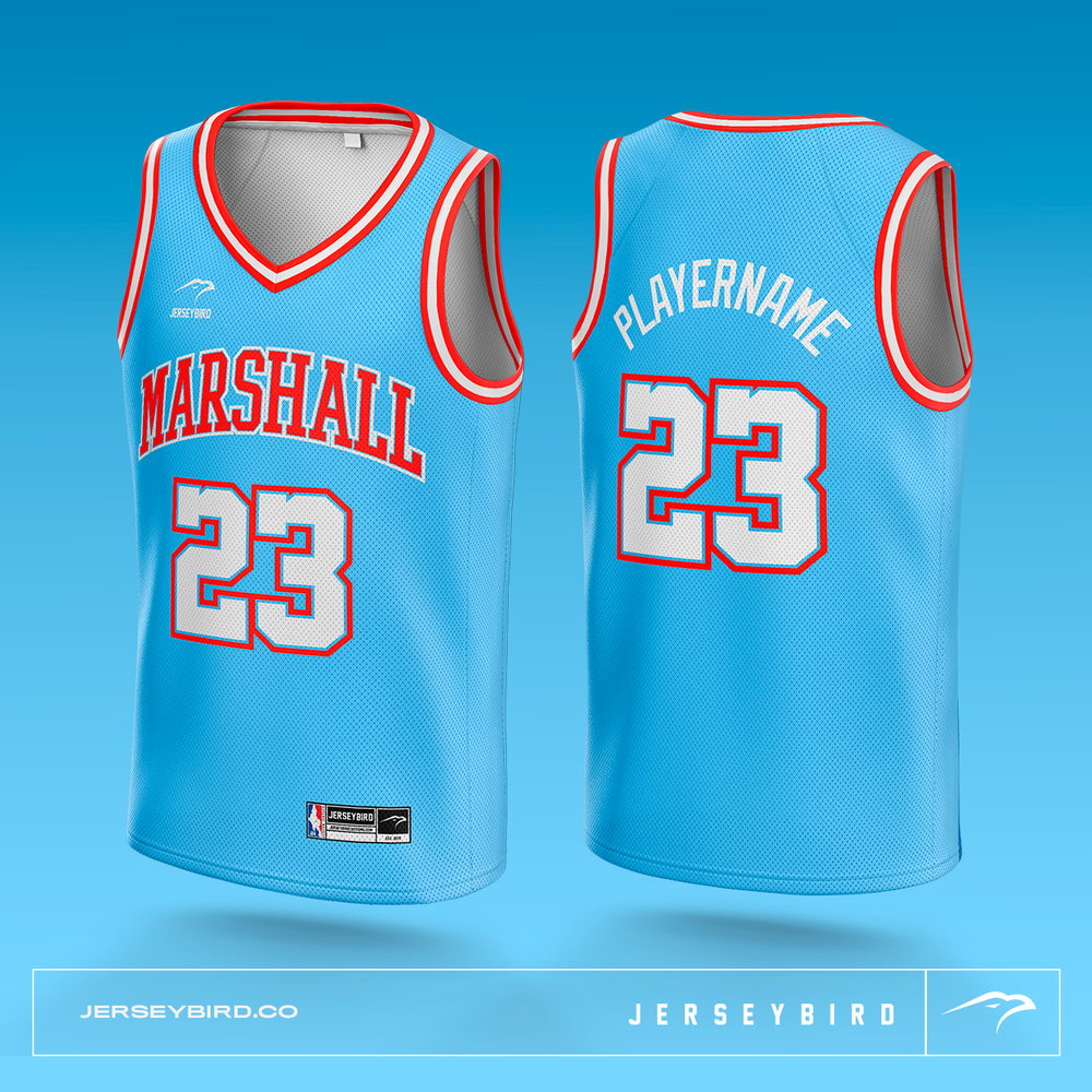 Marshall Sublimated Basketball Jerseys Bulk Order (20 Units)
