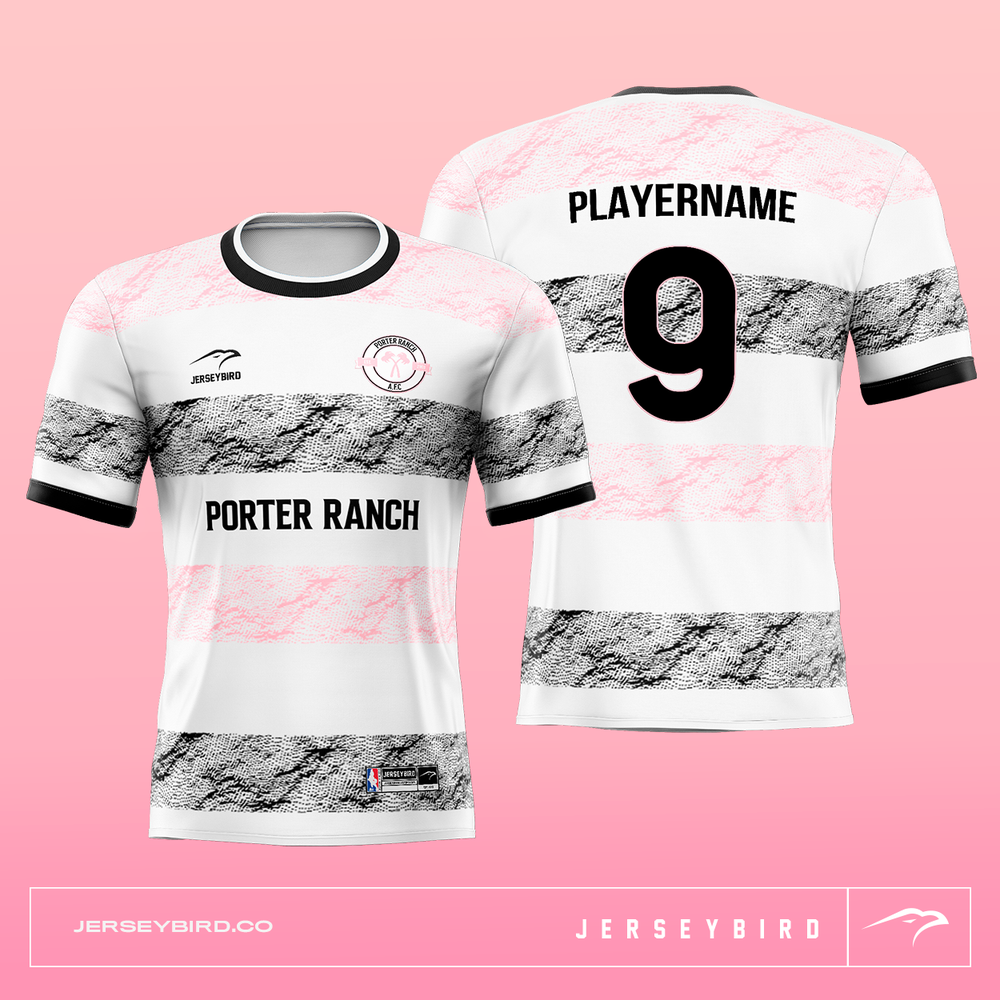 Porter Ranch 178 Sublimated Soccer Jerseys With Embroidered Crest Bulk Order Expedited (10 Units)