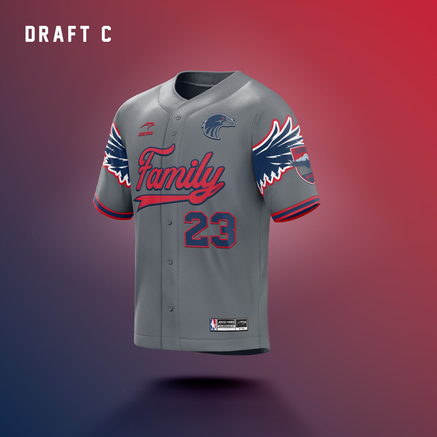 Juanita Ravens Sublimated Baseball Jerseys Bulk Order (27 Units)