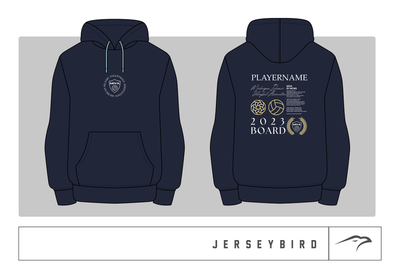 MCWS CUP HOODIES AND REPLACEMENT JERSEYS (15 HOODIES, 2 JERSEYS)