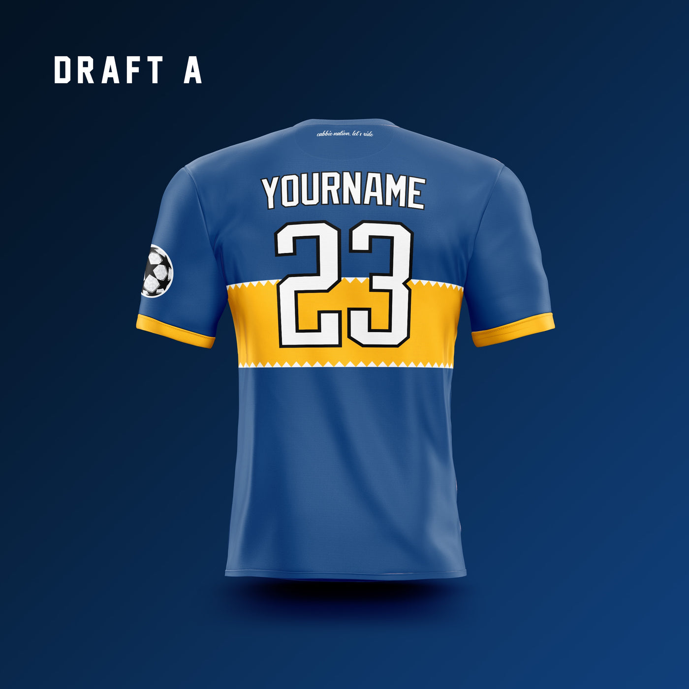 Real Taxi Fully Sublimated Soccer Jerseys Bulk Order (12 Units)