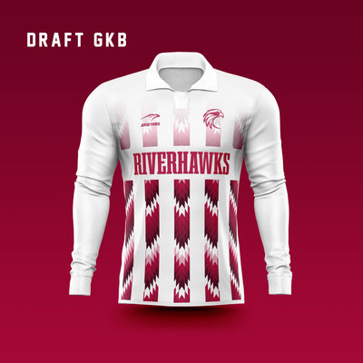 Riverhawks Sublimated Soccer Jerseys With Embroidered Crest Bulk Order (19 Outfielders, 2 Goalies)