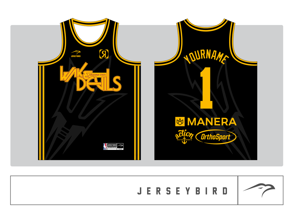 Wakedevils Stitched Basketball Style Jerseys Bulk Order (18 Units)