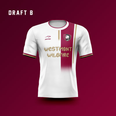 WESTMONT WILDFIRE REVERSIBLE SOCCER JERSEYS BULK ORDER (25 UNITS)