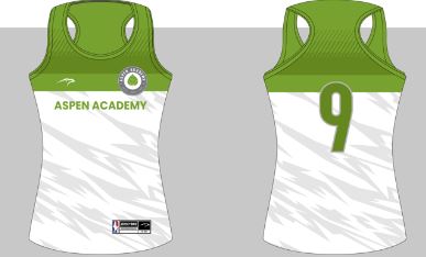 Aspen Academy Cross Country Jerseys and Puffer Vest (3 Jerseys, 1 Vest)