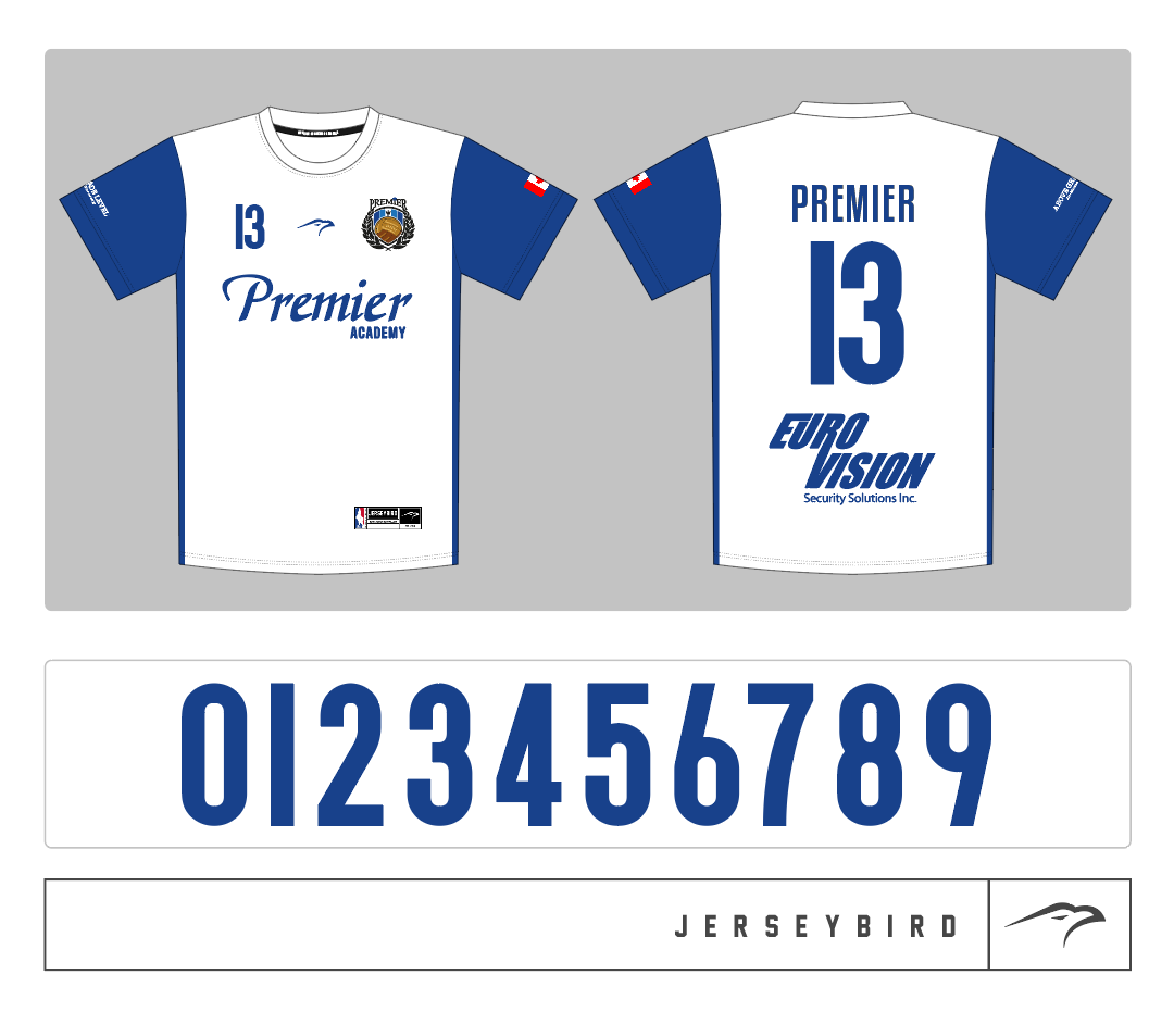 (Fixed) Premier Academy Sublimated with Embroidered Crest Soccer Jersey (26 units)