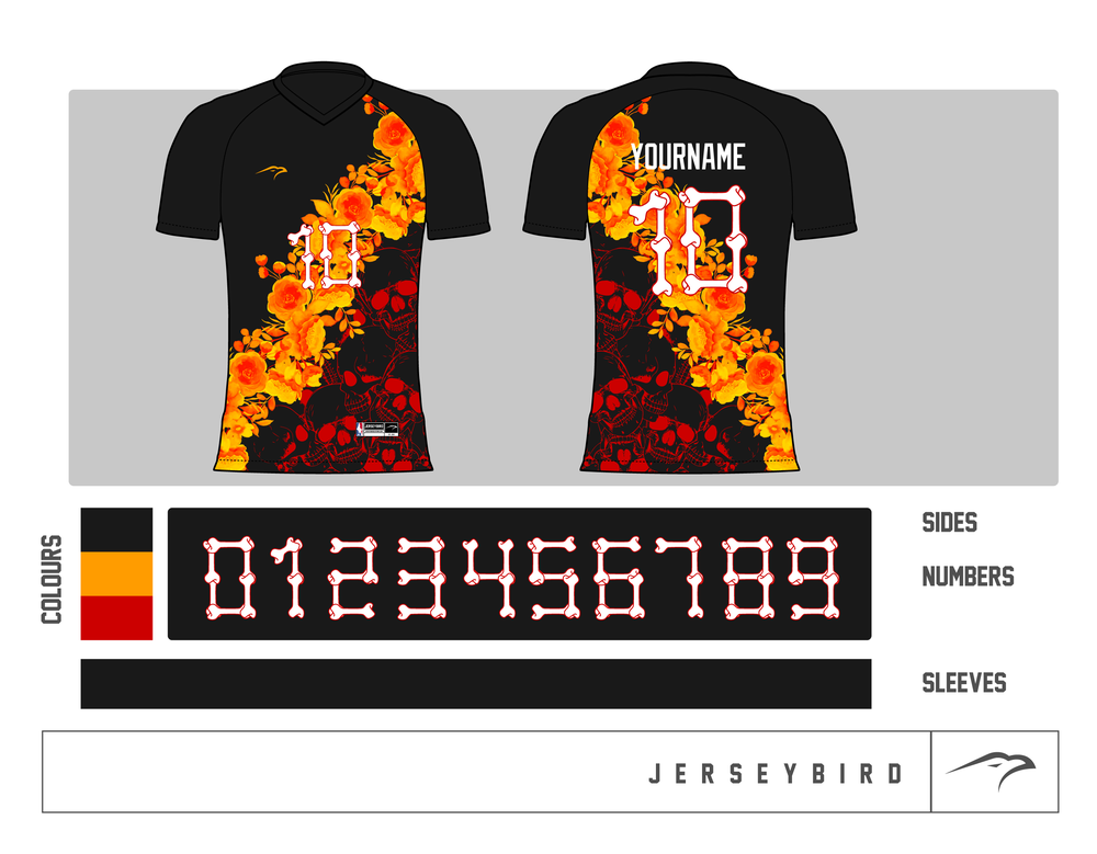 Cuervos top soccer jersey